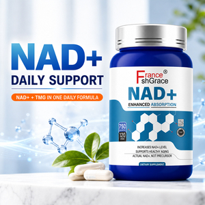 อาหารเสริมฉลากส่วนตัว Shecome อาหารเสริม NAD 120 แคปซูล ช่วยเสริมสารต้านอนุมูลอิสระสำหรับผู้ใหญ่ แคปซูลสมุนไพร NAD+ - Product Image 3