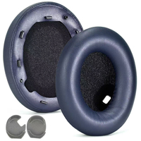 Coussinets d'oreille de remplacement en cuir protéiné souples 1:1 pour casque Sony WH-1000XM4