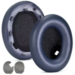 Coussinets d'oreille de remplacement en cuir protéiné souples <span class=keywords><strong>1</strong></span>:<span class=keywords><strong>1</strong></span> pour casque <span class=keywords><strong>Sony</strong></span> <span class=keywords><strong>WH</strong></span>-1000XM4 - Product Image 2