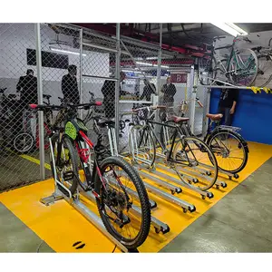 खड़ी बाइक चक्र जापान स्वत: फिसलने साइकिल रैक भंडारण