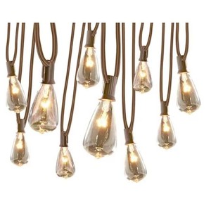 Vintage Brown Edison <b>Bulb</b> String <b>Light</b> Warm Glow Outdoor Lamp For Patio Backyard Landscape Decoration - Product Image 4