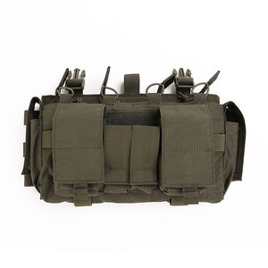 קורדורה 500d ניילון 5.56 מגזין נתיק גגן מודולרי צלחת מנשא טקטי עם משטח החזה - Product Image 1