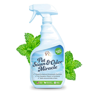 Bio-Enzymatic Dog Cat <strong>Pet</strong> Odour and Stain <strong>Remover</strong> Stale Air <strong>Pet</strong> Urine Food Vomit Odors Eliminator Spray - Product Image 1