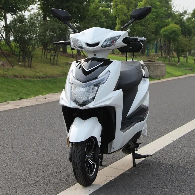 Toptan yüksek hızlı elektrikli bisiklet motosiklet 1000W 60V Off-Road motosiklet Scooter elektrikli Moped pedalı