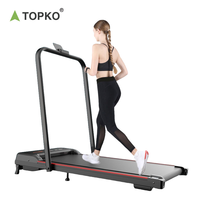 Tapis de marche compact TOPKO pour la maison, la perte de poids, logo personnalisé, nouveau design, tapis de course pour la salle de sport
