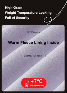 Chaqueta Cortavientos de Invierno Personalizada de Alta Calidad Más Vendida, Chaqueta Impermeable de Tela Suave para Hombre, Talla Grande, Directo de Fábrica - Product Image 4