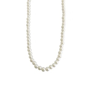 Shijia Pearl Necklace 4mm 6mm 8mm 10mm 12mm Imitation Pearl Clavicle Chain For Women Sweater Chain Daily Wear Jewelry - Product Image 5