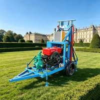 MIKTON MKD-200 Foreuse de puits d'eau sur chenilles diesel 200m, contrôle PLC, moteur de pompe, diamètre de forage 520mm, portable, facile à utiliser