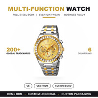Montre de sport et d'affaires de luxe personnalisée SKMEI 2380, bracelet en acier inoxydable, cadran analogique à quartz, fonction étanche, bracelet tendance
