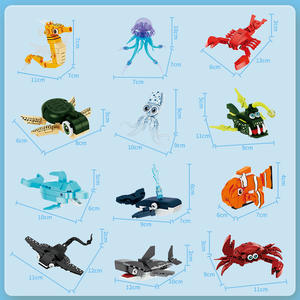 Bloques de Construcción de Animales Marinos Fangcheng FC8153, Juguete Educativo para Niños de 5 a 14 Años, Juego de Mini Ladrillos DIY - Product Image 3