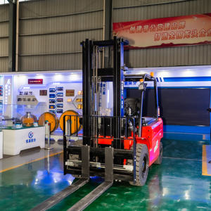 <span class=keywords><strong>HECA</strong></span> EF350 Chariot élévateur électrique de 5 tonnes certifié CE de haute qualité avec manette de vitesse latérale hydraulique et pince de rotateur à batterie lithium-ion - Product Image 5