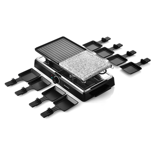 <span class=keywords><strong>Barbecue</strong></span> électrique portable sans fumée de haute qualité, deux en un, commercial et domestique, plaque de cuisson pour <span class=keywords><strong>raclette</strong></span> - Product Image 1