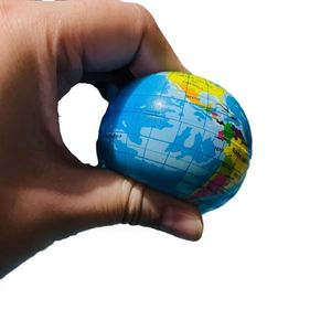 Global Balls <b>Fidget</b> Jumbo Pu Foam Earth Map Kawaii Stress Slow Rising Squishy Ball Squeeze Toys - Product Image 2