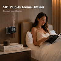 Branchez le connecteur 90 °   Diffuseur d'arômes rotatif, contrôle par application, diffuseur sans eau, aromathérapie, huile essentielle pour la maison, l'hôtel, le bureau
