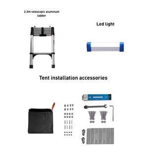 <span class=keywords><strong>Vendita</strong></span> calda 2025 nuovo triangolo da <span class=keywords><strong>campeggio</strong></span> all'aperto <span class=keywords><strong>in</strong></span> alluminio 1-2 persone 4WD off Roade Hard Shell Top tenda tipo di rinforzo dritto - Product Image 6