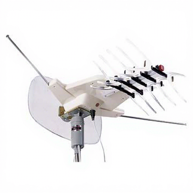 Xinxidi Model No. DAE-2003 Active Amplified Rotating Antenna HDTV Digital Outdoor TV Antenna with Remote Controller 360 Degree