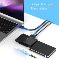 FIDECO ABS digitare A con luci indicanti 2.5 convertitore 3.5 pollici SATA IDE Hard Disk adattatore USB3.0