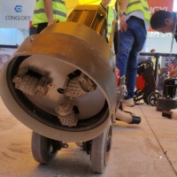 GX250 10 pouces Mini 110V/220V 5A Single Dsic Béton Edge Grinder Floor Surface Rectifieuse