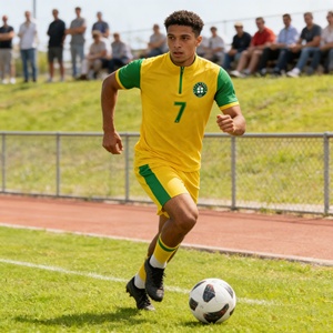 Tenue de football personnalisée haut de gamme, maillots et shorts respirants à séchage rapide, kit d'équipe personnalisé pour enfants et adultes F05 - Product Image 1