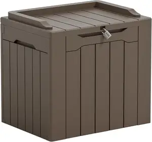 안뜰 차고 야외 블랙 저장 도구 상자에 대 한 핫 세일 대용량 정원 컨테이너