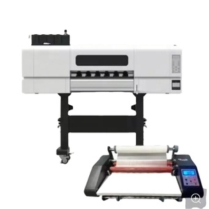 <b>Label</b> Printer Sticker <b>Printing</b> <b>Machine</b> High-Speed 600mm Width UV DTF Printer With Laminator - Product Image 1
