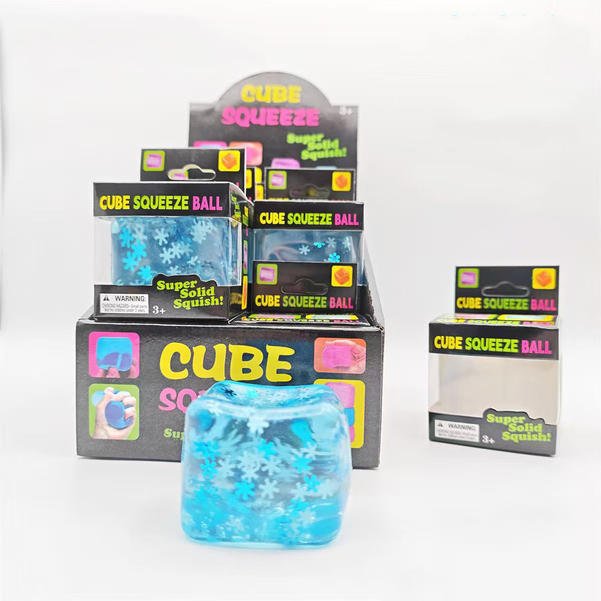 Blocs de la série Flocon de neige de 5 cm (couleurs sélectionnées au hasard)