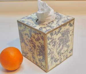 Caja de pañuelos con estampado de esmalte MDF de madera hecha a mano para decoraciones del hogar, uso de oficina, salas de estar y regalos para los seres queridos - Product Image 2