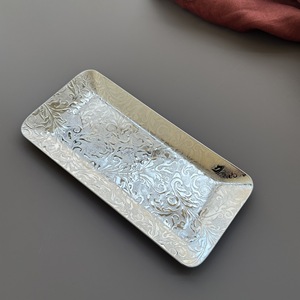 Plato para Toallas de Acero Inoxidable, Estilo Hotelero de Alta Gama, para Servir Toallitas Húmedas, Rectangular, Dorado, Pequeño, Bandeja de Servicio, Vajilla, Estilo Chino Nuevo - Product Image 6