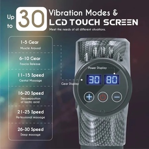 Biểu Tượng Tùy Chỉnh Tốc Độ Rung Gõ Chất Lượng Cao Massage Súng Với Động Cơ Không Chổi Than Mô Sâu Cơ Bắp Thư Giãn Cơ Thể Massager Súng - Product Image 2