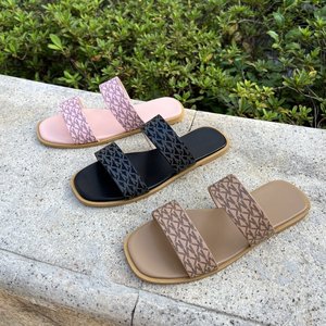Chaussons pour femmes en peau de mouton moelleuse d'hiver avec motif canard, tongs en lin à bout ouvert pour femmes - Product Image 1