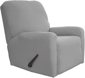 Luxury Single-seat Recliner <strong>Sofa</strong> <strong>Cover</strong> with Spandex/Polyester Fabric Customized Color 220gsm <strong>Modern</strong> <strong>Design</strong> for Living Room Use - Product Image 1