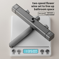 Nouvelle Mitigeur de Douche Mural Thermostatique Monocommande avec Finition Chromée et Jets Doux Effet Pluie
