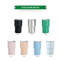 Gobelet isotherme sous vide de 14 oz en acier inoxydable à double paroi, tasse à café thermique de voyage