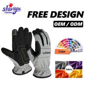 High Cost Performance Custom General Safety Work Gloves Durable Comfortable Breathable Industrial Protective Hand Gloves