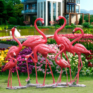 Décorations de <span class=keywords><strong>flamant</strong></span> <span class=keywords><strong>rose</strong></span> de taille réelle de 1m/accessoires de statue de <span class=keywords><strong>flamant</strong></span> rouge coloré/sculpture artificielle de <span class=keywords><strong>flamant</strong></span> <span class=keywords><strong>rose</strong></span> artificiel artisanal - Product Image 4