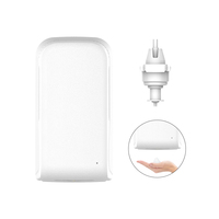 Wisekleen-Distributeur de savon liquide à capteur sans contact de 1200ml à piles, distributeur de savon en plastique pour hôtel