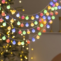 Nouvelle Guirlande Lumineuse LED de Noël 2026 pour Fenêtre avec Décoration Petit Sapin de Noël pour Extérieur 110V 220V Guirlande Lumineuse Glaçon
