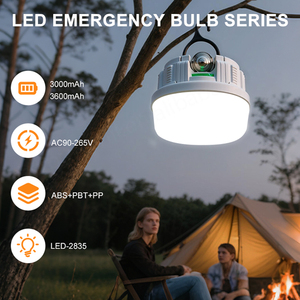 Luz DE EMERGENCIA LED de alta calidad con 3 modos de iluminación retráctil y plegable ahorro de espacio para acampar y usar en el hogar clasificación IP65 - Product Image 2