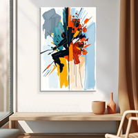 Décoration murale à l'huile peinte à la main imprimée sur toile artistique de haute qualité et décoration d'hôtel