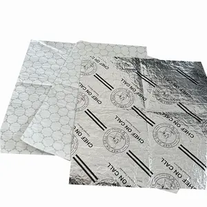 Factory Direct Selling Aluminum Laminated Paper Hamburger Wrapping Insulated Foil Wrapper