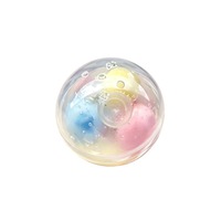 Nouveau jouet à presser Tangyuan Crisp Rainbow Crispy Ball, boule artisanale Tangyuan Crisp pour soulager le stress et réduire la pression