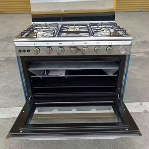 Freestanding Stainless Steel 900mm Five Burner Electric/Gas Convection Oven with 120L Capacity Free Spare Parts - Product Image 6