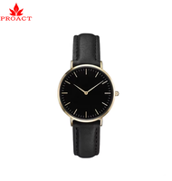Montres pour hommes, prix bas, nouvelle mode, cuir, minimaliste, mince, quartz, montre-bracelet, étanche, sport, montres de luxe pour homme