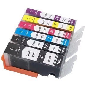 <span class=keywords><strong>Cartouche</strong></span> d'encre compatible PGI-580 CLI-<span class=keywords><strong>581</strong></span> pour imprimante <span class=keywords><strong>Canon</strong></span> PGI580 CLI581 PIXMA TS6251 TS6350 TS6351 TS8150 TS8151 TS8152 - Product Image 6