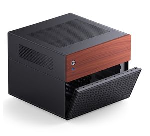 New Jonsbo N4 <strong>NAS</strong> North American Walnut Trim with a Cooling Fan Supports the Installation of 8 Hard Disks <strong>Mini</strong> <strong>case</strong> - Product Image 4