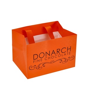 Sac en papier de luxe personnalisé avec impression, logo, emballage cadeau, vente en gros, sac en papier pour vêtements, chaussures avec poignée - Product Image 2