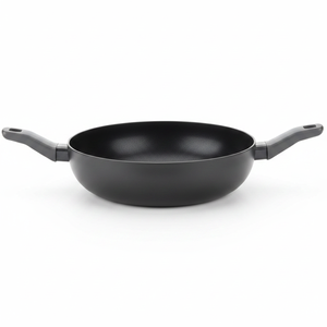 Fackelmann dichiarazione Wok Pan 28 cm alluminio riciclato rivestimento antiaderente in ceramica doppio manico elegante Design cinese per alberghi - Product Image 2