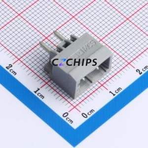 231-132/001-000 Plug-in Terminal Block Through hole Component (THT),P=5mm Connector 5mm Gray Straight Pin 2P - Product Image 1