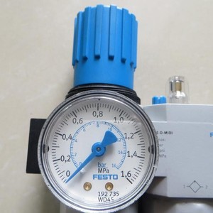 Regulador de Presión Festo LFR-D-MIDI con Lubricador LOE-D-MIDI y Manómetro 0-1.6MPa, Piezas Neumáticas - Product Image 4