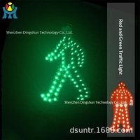 Accessoires essentiels pour feux de circulation piétonniers à LED : Mèche statique et dynamique en PC, alimentation secteur, 50 000 heures d'utilisation continue